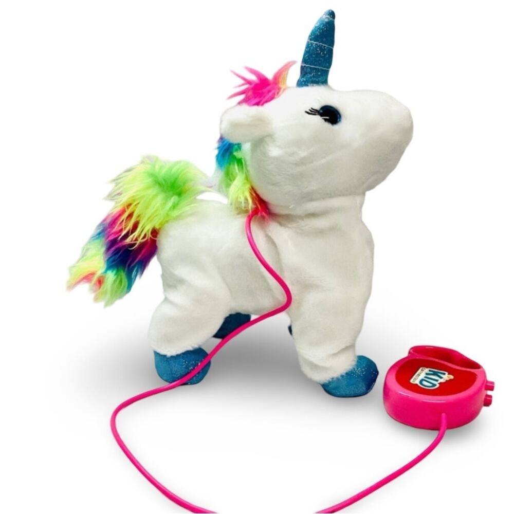 Kid Connection 9" Walking Unicorn Plush Toy